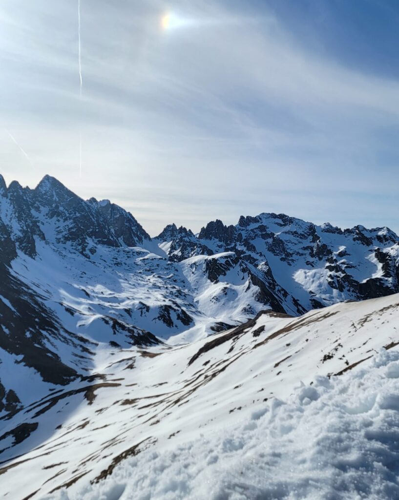 Vue haut de la station de ski de Cauteeret