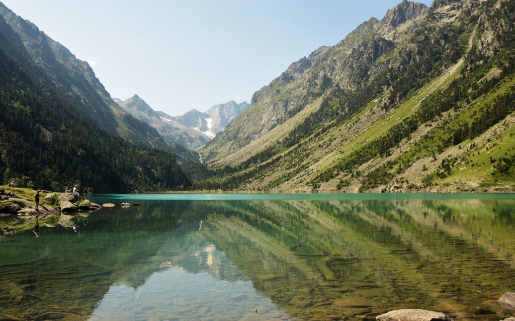 Arrière plan Lac de Gaube